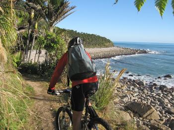 The coastal scenery is stunning on a fine day.